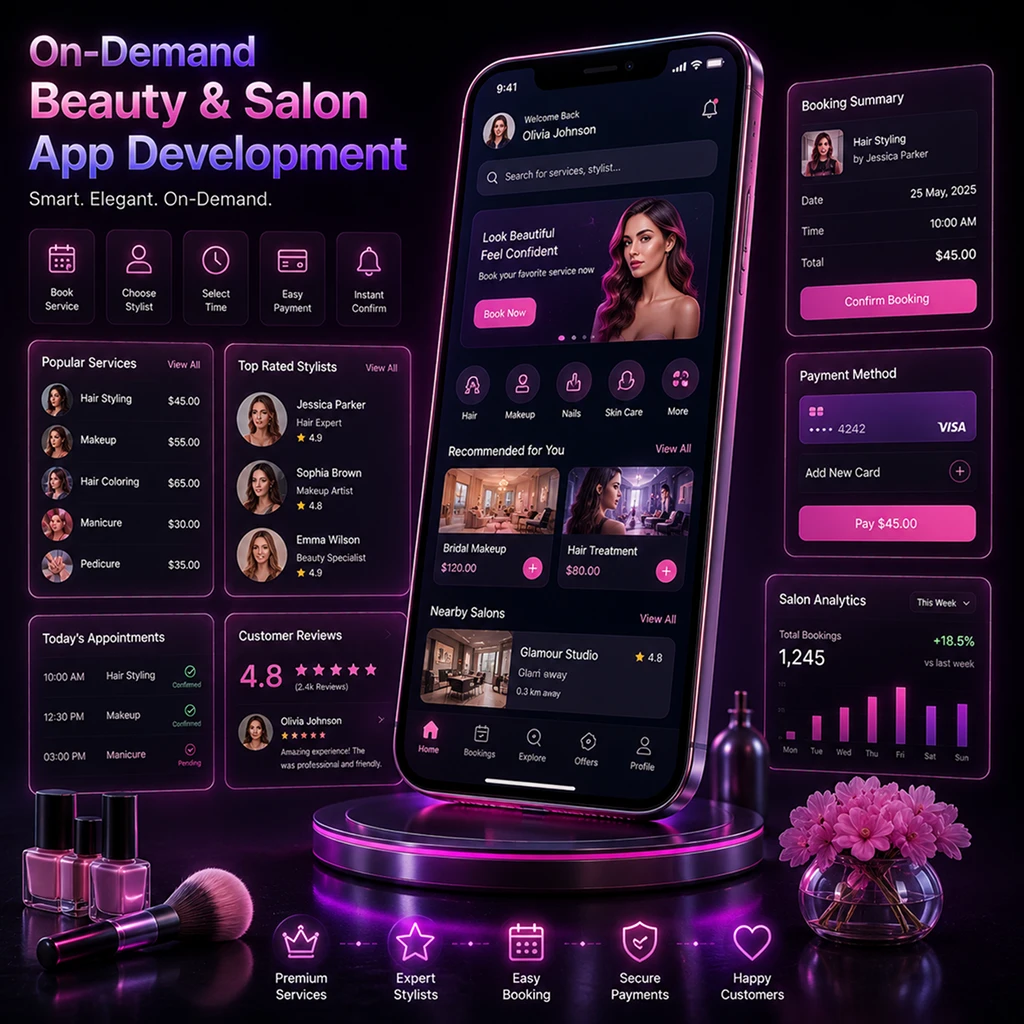 On-Demand salon app development company